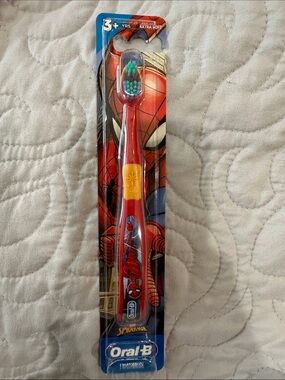 Oral-B Kids Red Spider-Man Toothbrush - Soft Bristles